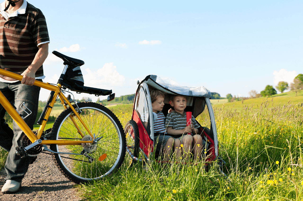 Cykelvagn eller cykelsits