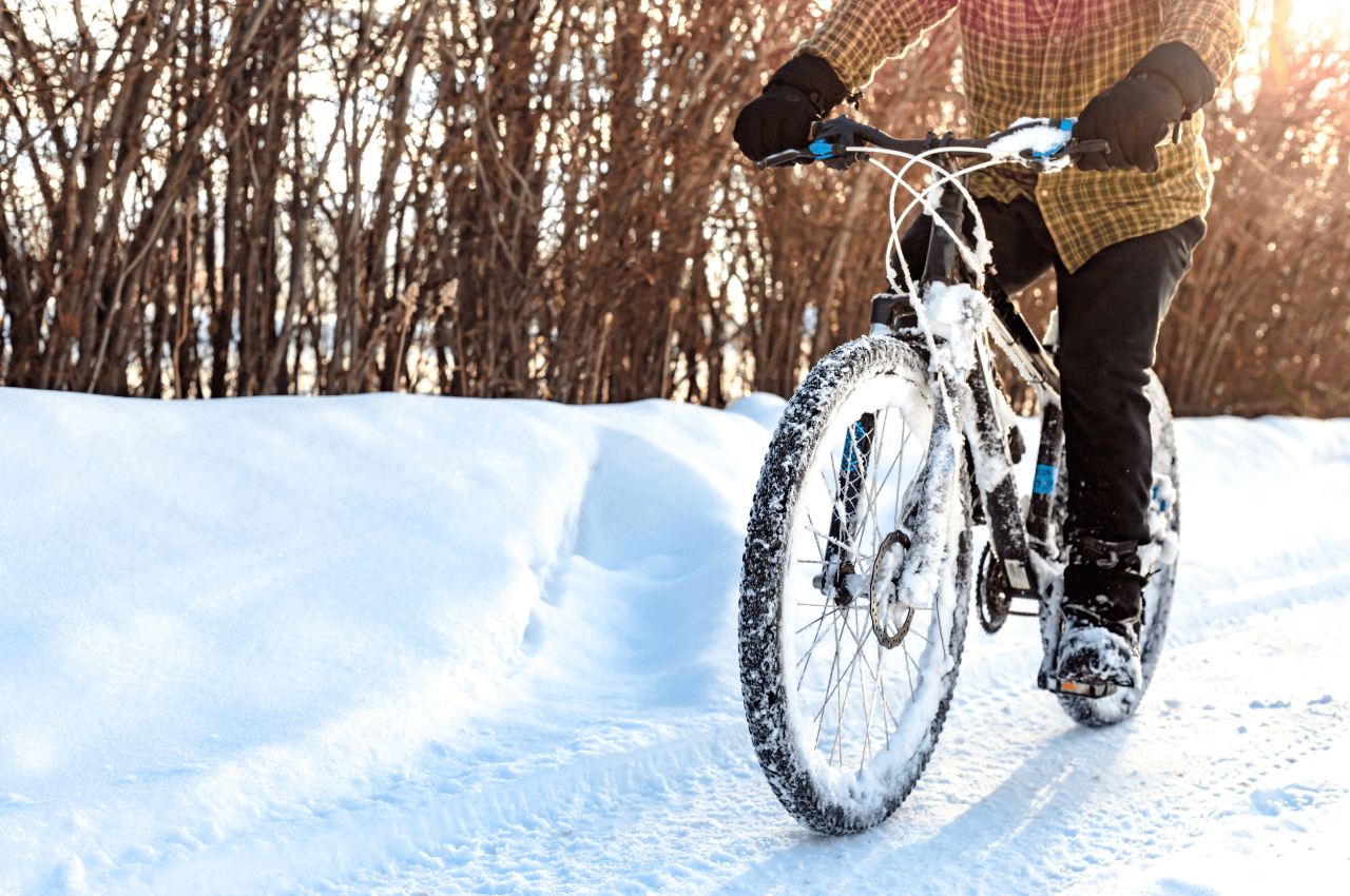Cykla på vintern kläder
