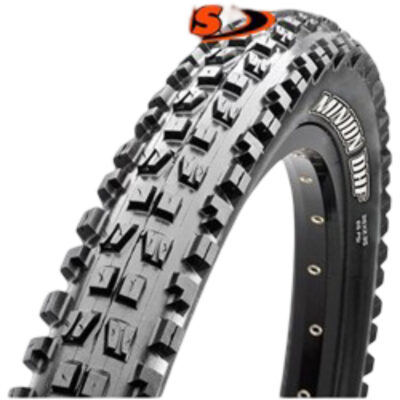 Maxxis Däck Minion DHF 3C/MaxxGrip/EXO/TR/DH, 27,5x2.50, Svart