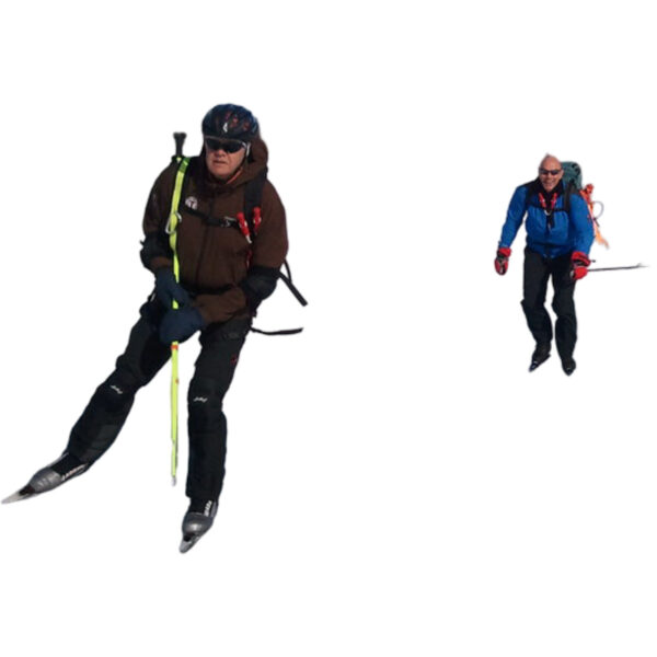 Underhållslipning av långfärdsskridskor