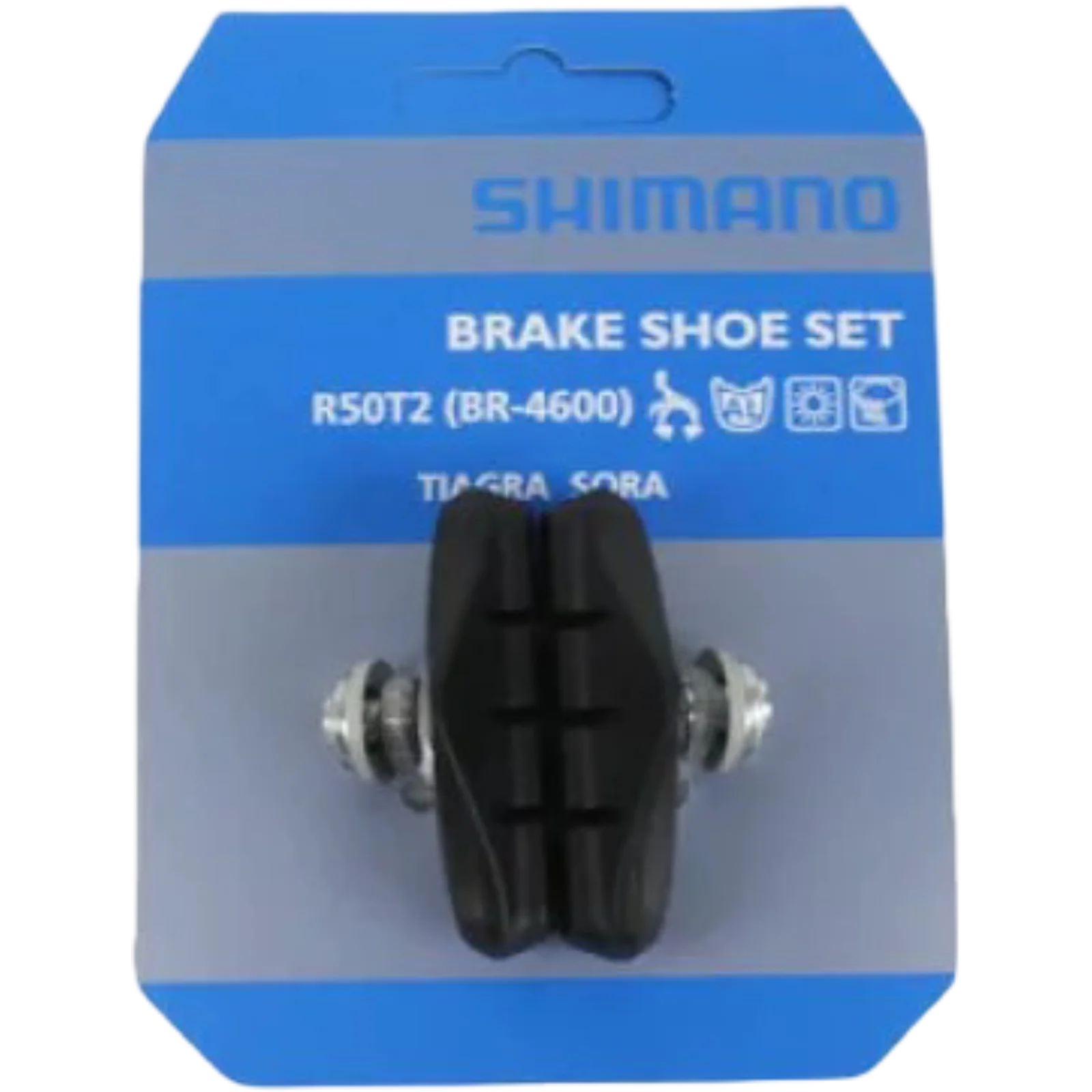 Shimano Fälgbromsbelägg R50T2 (BR-4600) Tiagra/Sora, Gummi