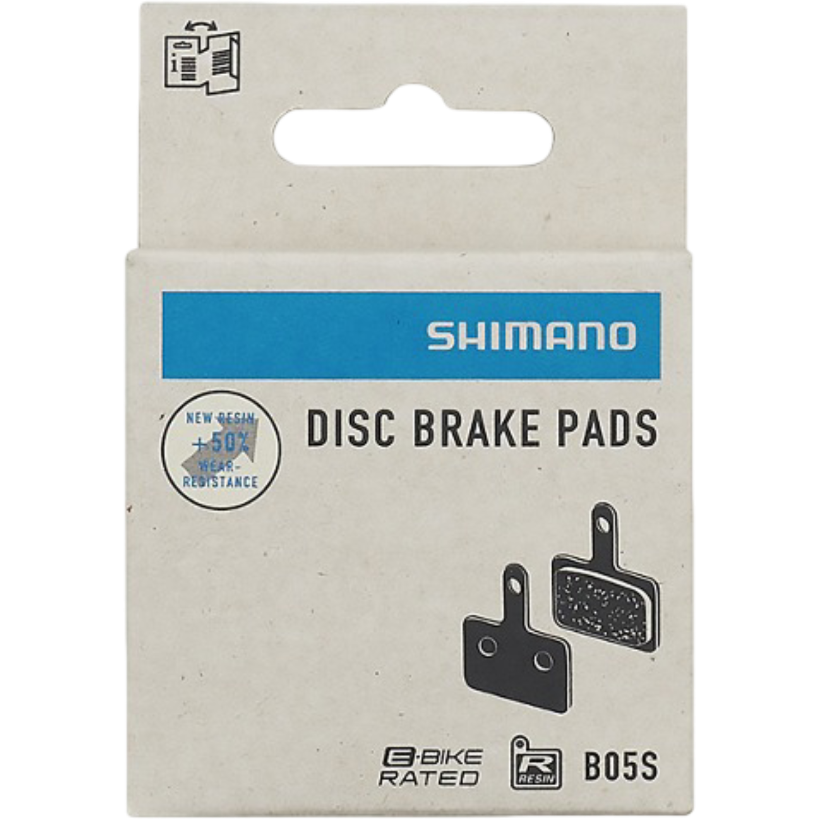Shimano Skivbromsbelägg B05S-RX, Resin