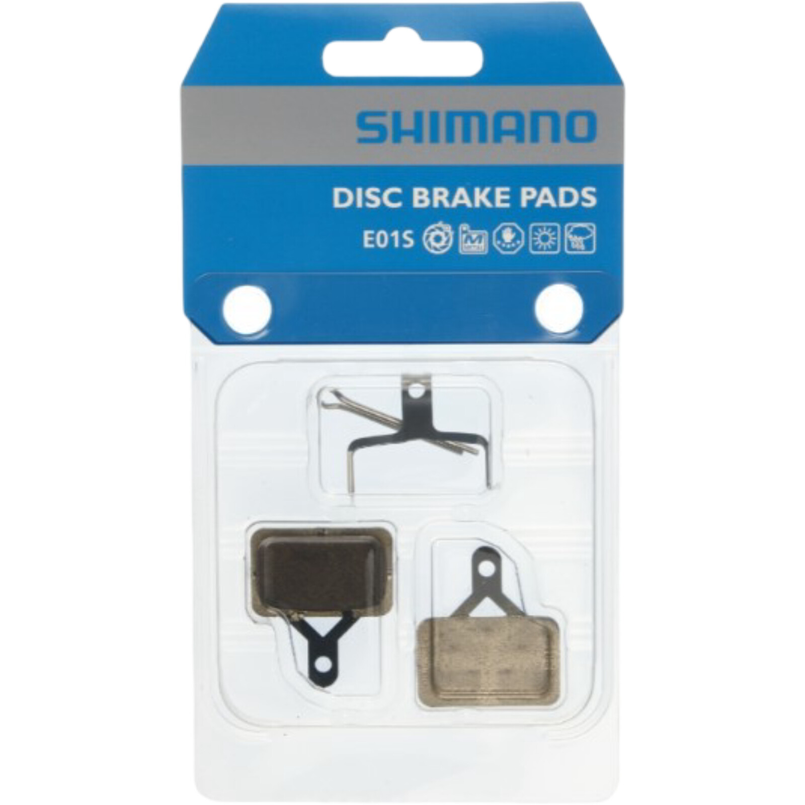 Shimano Skivbromsbelägg E01S, Metall