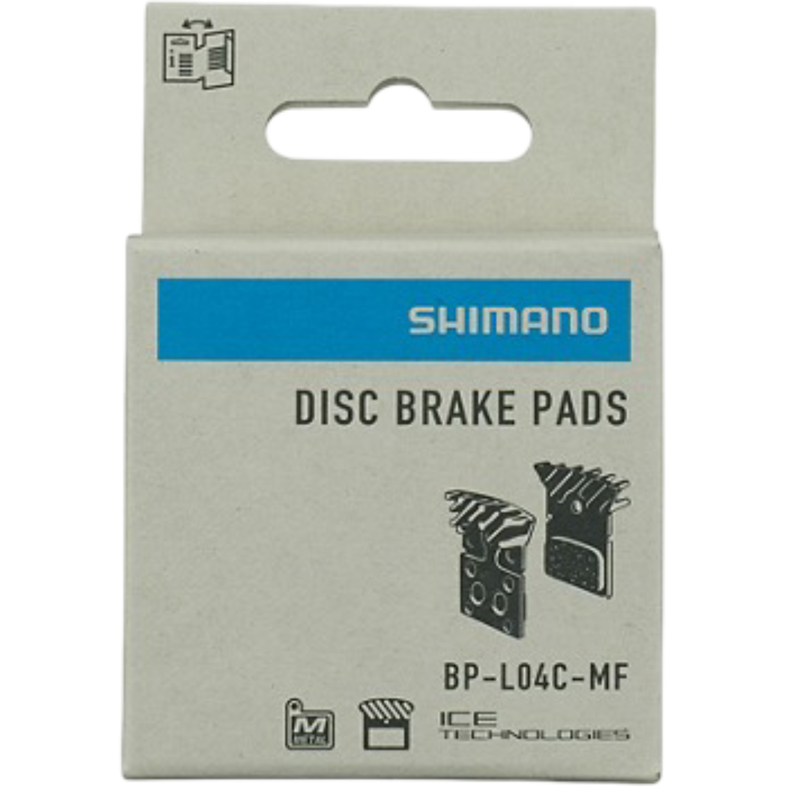 Shimano Skivbromsbelägg L04C-MF, Metall