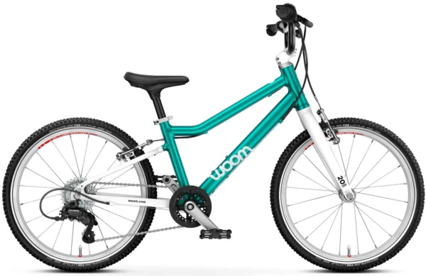 Woom Go 4 20 Grön Woom GO 4 20 Tum Barncykel – Lätt Cykel för Barn