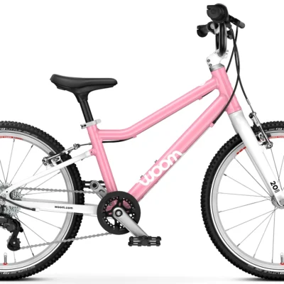 Woom Go 4 20 Rosa Woom GO 4 20 Tum Barncykel – Lätt Cykel för Barn